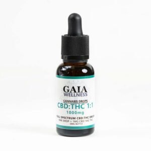 Full-Spectrum 1:1 CBD:THC Drops 1000mg UK