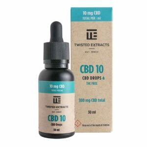 Twisted Extracts Oil Drops CBD UK – Orange (300mg CBD – 30ml)